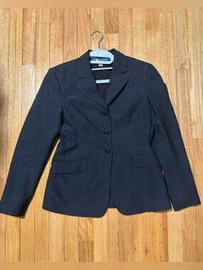 RJ Classics Kids Equestrian Navy Show Jacket Size 2S